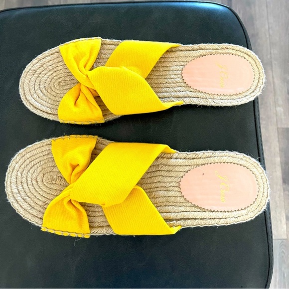 9.5 J. Crew espadrilles like new never worn - Picture 1 of 2